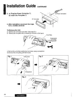 Предварительный просмотр 24 страницы Panasonic CQ-FX35 Operating Operating Manual