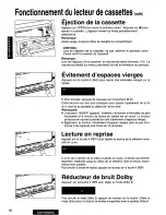 Предварительный просмотр 40 страницы Panasonic CQ-FX35 Operating Operating Manual