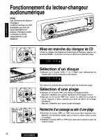 Предварительный просмотр 42 страницы Panasonic CQ-FX35 Operating Operating Manual