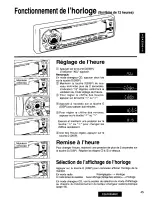 Предварительный просмотр 45 страницы Panasonic CQ-FX35 Operating Operating Manual