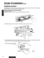 Предварительный просмотр 52 страницы Panasonic CQ-FX35 Operating Operating Manual