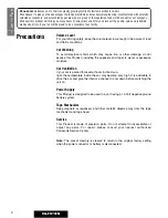 Предварительный просмотр 4 страницы Panasonic CQ-FX721N Operating Instructions Manual