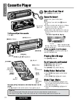 Предварительный просмотр 16 страницы Panasonic CQ-FX721N Operating Instructions Manual