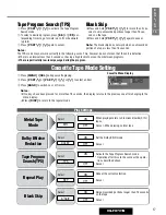 Предварительный просмотр 17 страницы Panasonic CQ-FX721N Operating Instructions Manual