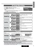 Предварительный просмотр 19 страницы Panasonic CQ-FX721N Operating Instructions Manual