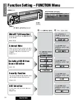 Предварительный просмотр 24 страницы Panasonic CQ-FX721N Operating Instructions Manual