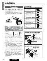 Предварительный просмотр 26 страницы Panasonic CQ-FX721N Operating Instructions Manual