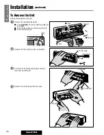 Предварительный просмотр 28 страницы Panasonic CQ-FX721N Operating Instructions Manual