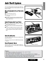 Предварительный просмотр 29 страницы Panasonic CQ-FX721N Operating Instructions Manual