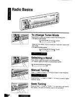 Предварительный просмотр 9 страницы Panasonic CQ-FX85LEN Operating Instructions Manual