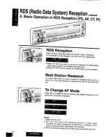 Предварительный просмотр 13 страницы Panasonic CQ-FX85LEN Operating Instructions Manual