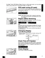 Предварительный просмотр 14 страницы Panasonic CQ-FX85LEN Operating Instructions Manual