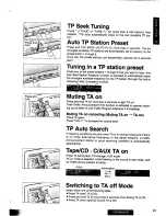 Предварительный просмотр 16 страницы Panasonic CQ-FX85LEN Operating Instructions Manual