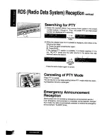 Предварительный просмотр 19 страницы Panasonic CQ-FX85LEN Operating Instructions Manual