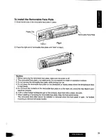 Предварительный просмотр 28 страницы Panasonic CQ-FX85LEN Operating Instructions Manual