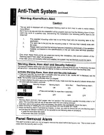 Предварительный просмотр 29 страницы Panasonic CQ-FX85LEN Operating Instructions Manual