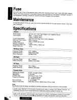 Предварительный просмотр 35 страницы Panasonic CQ-FX85LEN Operating Instructions Manual