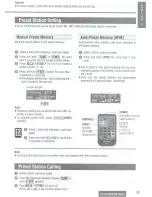 Предварительный просмотр 20 страницы Panasonic CQ-HR1003U Operating Instructions Manual