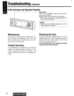 Предварительный просмотр 47 страницы Panasonic CQ-HR1003U Operating Instructions Manual