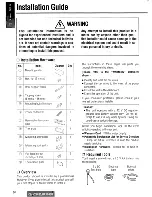 Предварительный просмотр 49 страницы Panasonic CQ-HR1003U Operating Instructions Manual