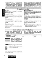 Предварительный просмотр 12 страницы Panasonic CQ-HR1003U Operating Manual