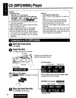 Предварительный просмотр 36 страницы Panasonic CQ-HR1003U Operating Manual