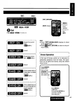 Предварительный просмотр 47 страницы Panasonic CQ-HR1003U Operating Manual