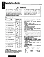 Предварительный просмотр 64 страницы Panasonic CQ-HR1003U Operating Manual