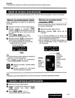 Предварительный просмотр 131 страницы Panasonic CQ-HR1003U Operating Manual