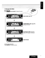 Предварительный просмотр 7 страницы Panasonic CQ-HX2083U Operating Manual