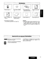 Предварительный просмотр 13 страницы Panasonic CQ-HX2083U Operating Manual