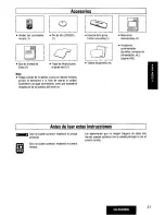 Предварительный просмотр 21 страницы Panasonic CQ-HX2083U Operating Manual