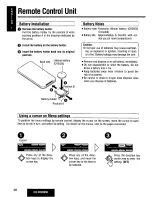 Предварительный просмотр 28 страницы Panasonic CQ-HX2083U Operating Manual