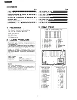 Предварительный просмотр 2 страницы Panasonic CQ-JV1060L Service Manual