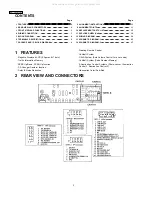 Предварительный просмотр 2 страницы Panasonic CQ-LA1923L Service Manual