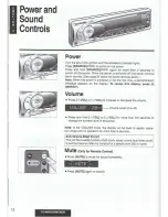 Предварительный просмотр 6 страницы Panasonic CQ-MR303N Operating Instructions Manual