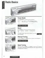 Предварительный просмотр 10 страницы Panasonic CQ-MR303N Operating Instructions Manual