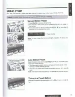 Предварительный просмотр 11 страницы Panasonic CQ-MR303N Operating Instructions Manual