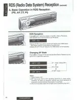 Предварительный просмотр 14 страницы Panasonic CQ-MR303N Operating Instructions Manual