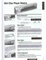 Предварительный просмотр 21 страницы Panasonic CQ-MR303N Operating Instructions Manual