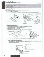 Предварительный просмотр 30 страницы Panasonic CQ-MR303N Operating Instructions Manual