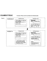 Предварительный просмотр 3 страницы Panasonic CQ-MRX777EUC User Manual