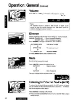 Предварительный просмотр 12 страницы Panasonic CQ-MRX777EUC User Manual