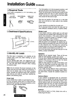 Предварительный просмотр 48 страницы Panasonic CQ-MRX777EUC User Manual