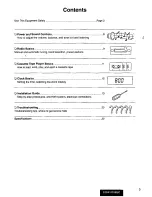 Предварительный просмотр 3 страницы Panasonic CQ-R111U Operating Instructions Manual