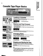 Предварительный просмотр 7 страницы Panasonic CQ-R113GLEN Operating Instructions Manual