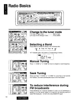 Предварительный просмотр 10 страницы Panasonic CQ-R115SEUC Operating Manual