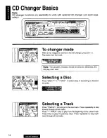 Предварительный просмотр 14 страницы Panasonic CQ-R115SEUC Operating Manual