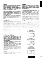 Предварительный просмотр 19 страницы Panasonic CQ-R145 Operating Manual