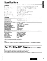 Предварительный просмотр 25 страницы Panasonic CQ-R145 Operating Manual